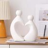 2 шт. Керамические вазы для цветов, настольные украшения, современные парные статуэтки, свадебные подарки для