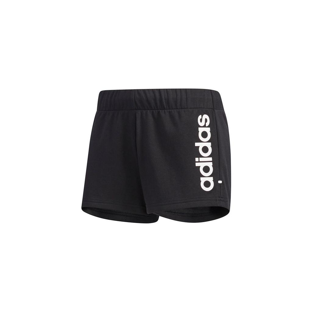 adidas Neo W C+ Свободные эластичные повседневные шорты с принтом средней посадки Женские шорты черные DW8005
