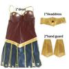 European and American Women's Halloween Costumes Cosplay Gladiator Wonder Woman Uniform Set