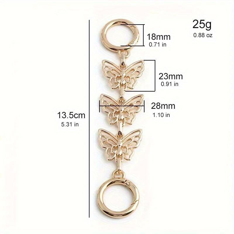 1 шт. удлинитель для кошелька-бабочки, цепочка для сумки, ремешок для сумки, цепочка для плечевого ремня, металлический удлинитель для кошелька своими руками