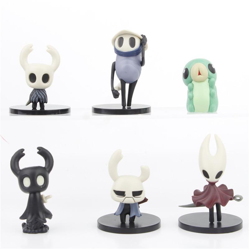Adorable Hollow Pvc Knight Silksong Action Figures With Hornet Zote Quirrel Designs