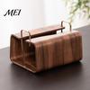 Bathroom Tissue Case Wooden Holder, Rectangular Decorative Paper Napkin Dispenser, Durable Home Accessory Organizer, for Office Desk Decor Box Holder