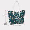 Christmas Printed Tote Bag Fashion Large Capacity Shopping Bag Casual Portable Daily Handbag