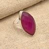 Kashmiri Red Ruby Gemstone 925 Sterling Silver Handmade Amazing Jewelry Ring