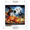 New Arrival 5D DIY Full Circle Diamond Painting "Halloween with Kittens" Embroidery Cross Stitch Home Decor Gift