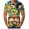 3D Модная футболка с принтом Супер Саяна Броли из аниме Dragon Ball Super для мужчин, повседневная, с коротким рукавом