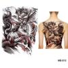 Wolf Large Tiger Dragon Full Back Tattoo Stickers Tattoo Sticker Waterproof Decal TemporaryTattoo