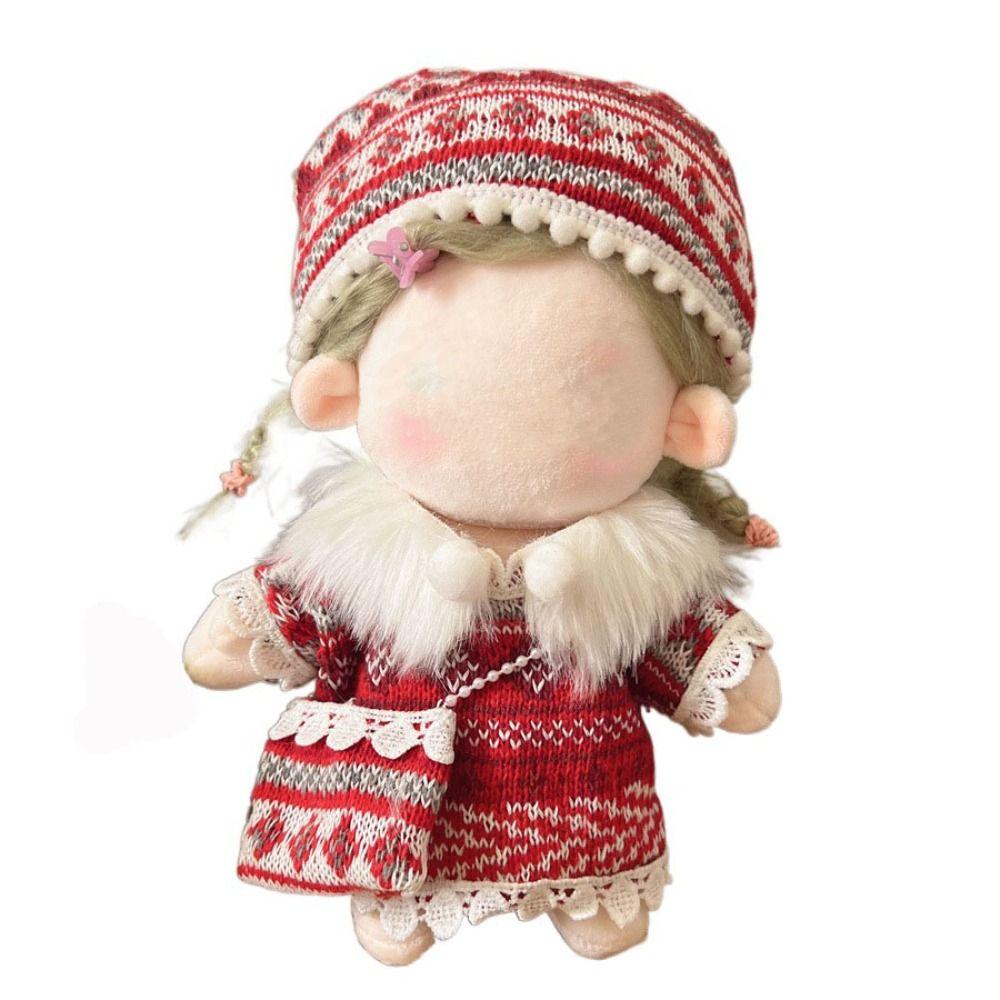 Одежда для куклы 20 см Аксессуары для куклы Головной убор Набор платьев Хлопковая мягкая кукла