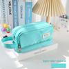 Pencil Bag for School Students with Large Capacity Multi-functional Pen Case Macaron Color Matching Cute Pencil Case