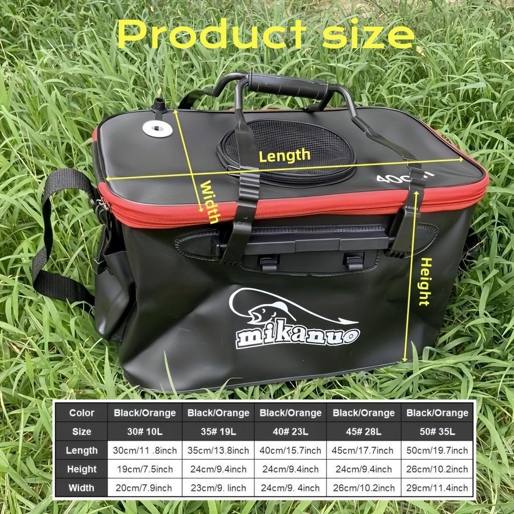 Портативная рыболовная сумка из ЭВА, складное рыболовное ведро, ящик для живой рыбы, контейнер для воды для кемпинга