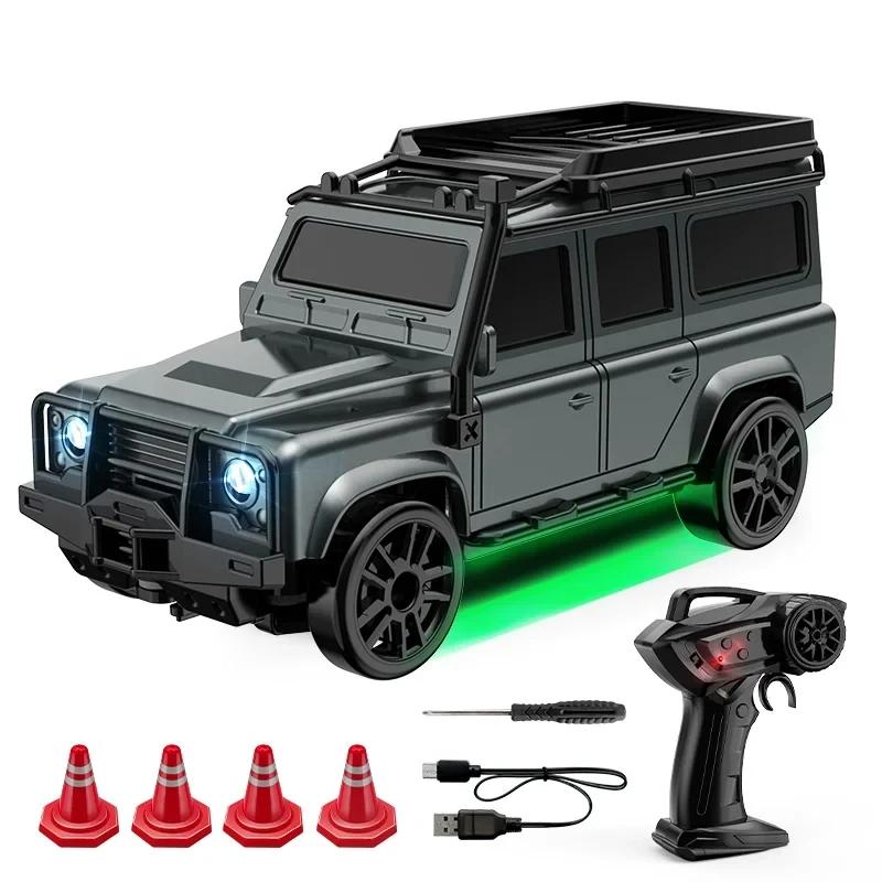 1/64 Мини RC Дрифт Машинки Игрушка Полный Масштаб 4WD Внедорожный Грузовик Маленькая Радиоуправляемая Гоночная Машина Детские Игрушки Симулированная Модель Автомобиля Подарок