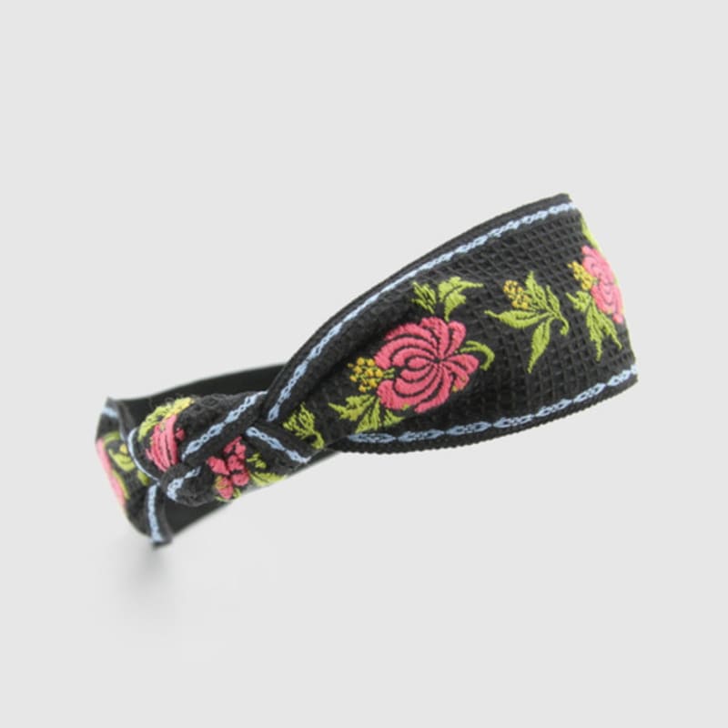 LALA Розовый Цветок Богемный Импортный Ободок для Волос