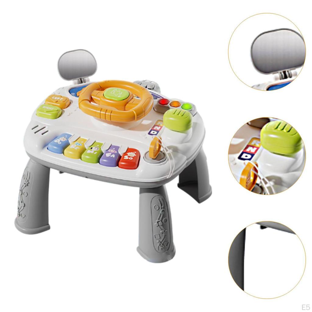 2 в 1 Музыкальная игрушка, игровой стол, дошкольные сенсорные игрушки для детей 3-6 лет