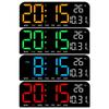 Large Digital Wall Clock Temperature and Date Display Night Mode Table Clock