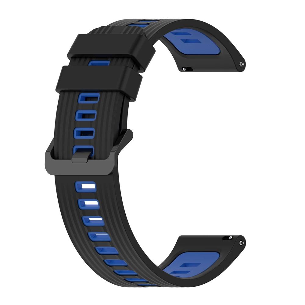 22мм силиконовый ремешок для HUAWEI WATCH GT Runner/GT6 Pro/GT5 46MM/GT2/3 Pro/Ultimate 1/2 для Samsung Galaxy Watch ремешок спортивные умные браслеты браслет