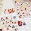 Мультяшные разноцветные наклейки для ногтей с пони DIY наклейки для ногтей Аксессуары для украшения ногтей Наклейки-аппликации на ногти Год Лошади Арт-наклейка