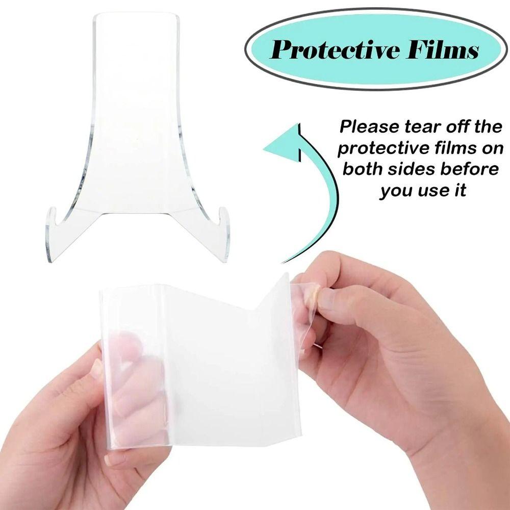 Акриловая плоская подставка для тарелок, подставка для книг под углом 60 градусов, подставка-мольберт, настольная карточка