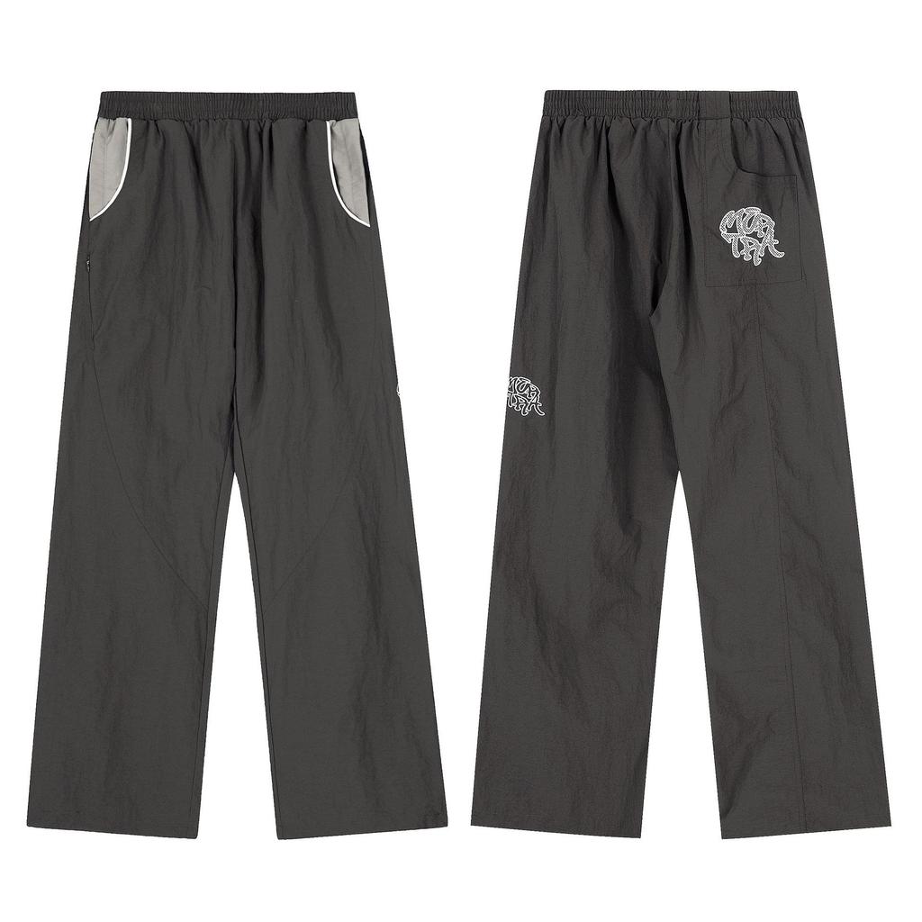 Комплект: ветровка Mertra в ретро-стиле с цветовыми блоками и спортивные брюки