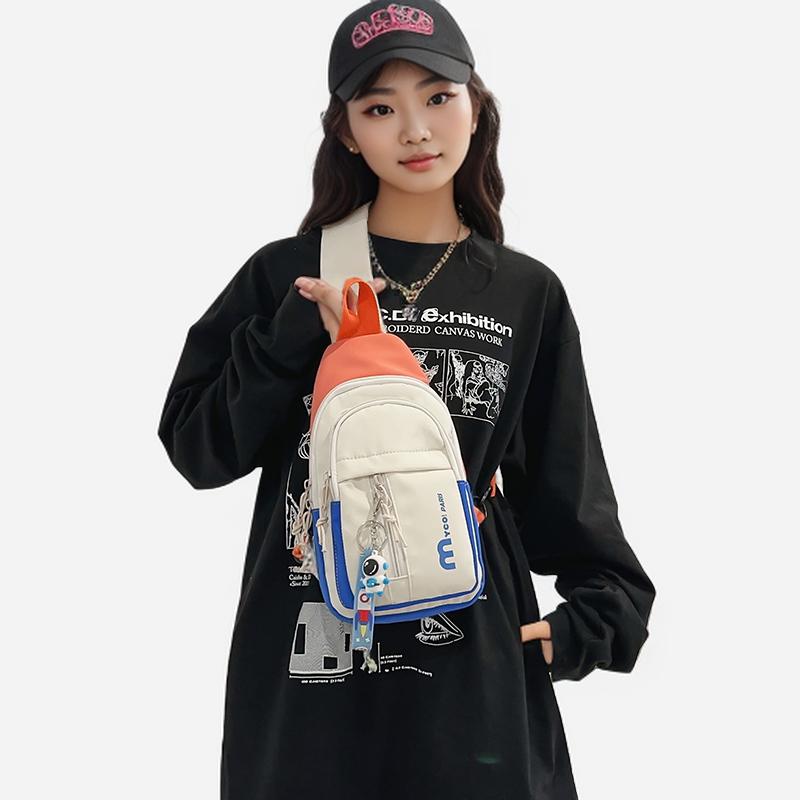 Chest Bag Women's Sports Design Niche Men's Trendy Waterproof Outdoor Shoulder Crossbody Bag