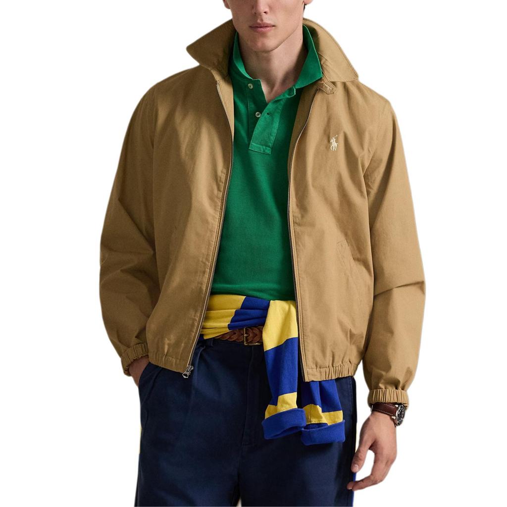 Куртка Polo Ralph Lauren из хлопка с прямым воротником, планкой на пуговицах и эластичными манжетами, с длинным рукавом, мужская, 710A12636-003