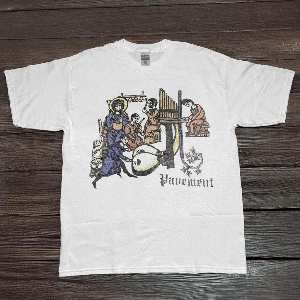 90s Pavement band Light Blue Short Sleeve Unisex T shirt Classic style