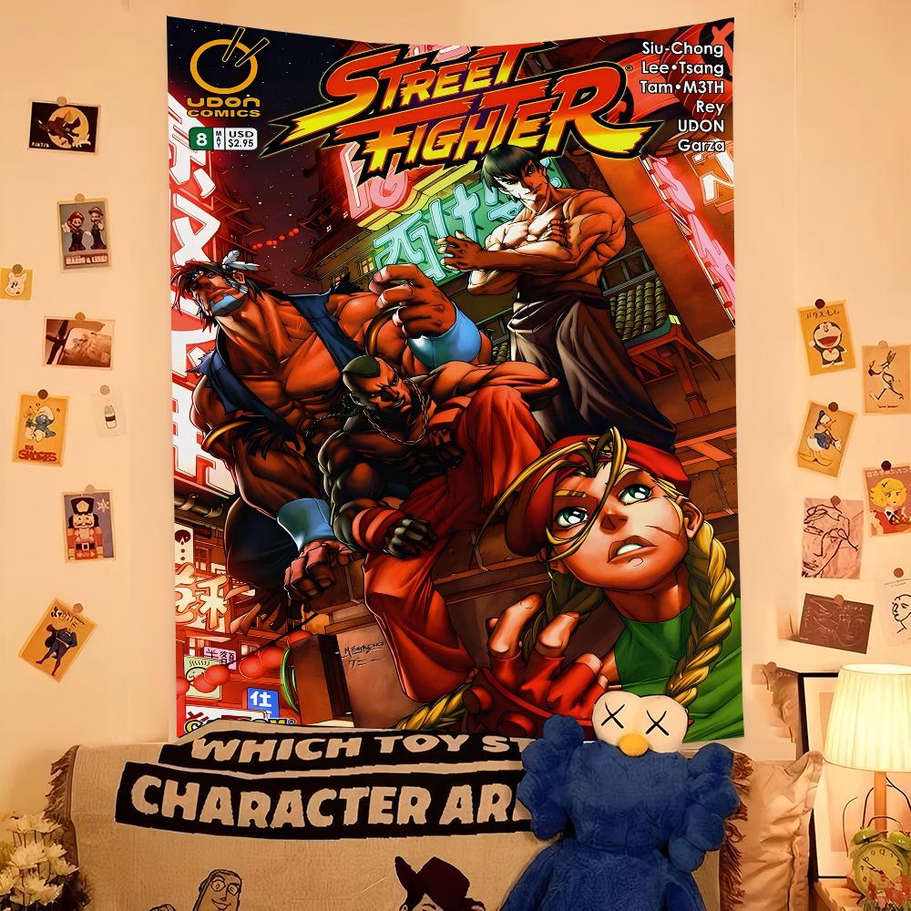 Game SStreet Fighter Photography Backdrop Self Portrait Pet Baby Newborn Birthday Background Photo Studio