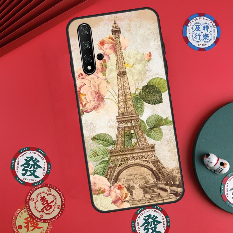 Париж Эйфелева башня Для Huawei Nova Y73 Y72 Y61 Y91 Y90 Y70 Y60 12s 12i 11i 8i 9 10 SE P60 Pro P30 P40 Lite Чехол