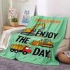 Custom Name excavator Theme Printed Blanket - Perfect for Couch, Bed, Travel & Outdoor Use | Machine Washable, Cozy & Durable.