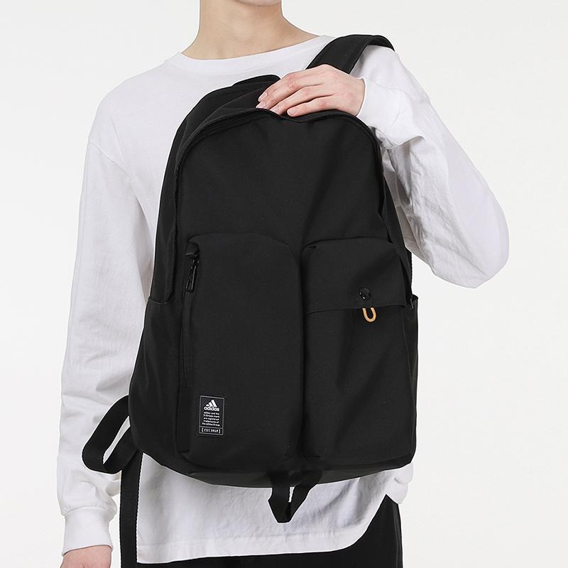 adidas Полиэстеровый рюкзак обычный унисекс черный Adidas HE2686