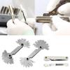 55/60 Degree Metric Inch Thread Plug Gauge Gear Tooth Screw Pitch Gauges Measuring Carbon Steel Center Measurement Lathe Combina