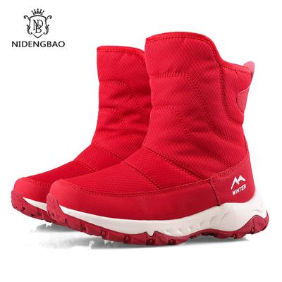 Модные зимние ботинки Rimocy с нескользящей водонепроницаемой подошвой для женщин 2024, толстые плюшевые женские ботильоны на платформе, теплые, с хлопковой подкладкой