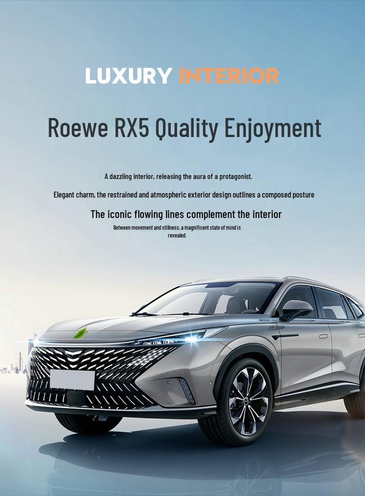 Leather Car Seat Cushion for Roewe RX5 - All-Season, Five-Seater Design