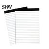 Pocket Size Memo Pad Portable Note with Horizontal Lines, Tearable Stationery Writing Pad, Office Meeting Notebook A6 Notepad for Daily Notes