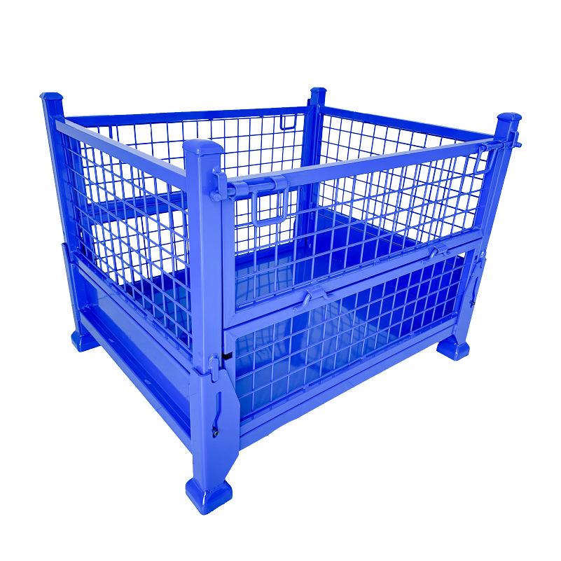Foldable Heavy-Duty Steel Industrial Box