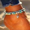 New Boho Shell Starfish Anklets for Women Fashion Tortoise Ankle Bracelet On Leg Barefoot Handcraft Chain Summer Beach Jewelry