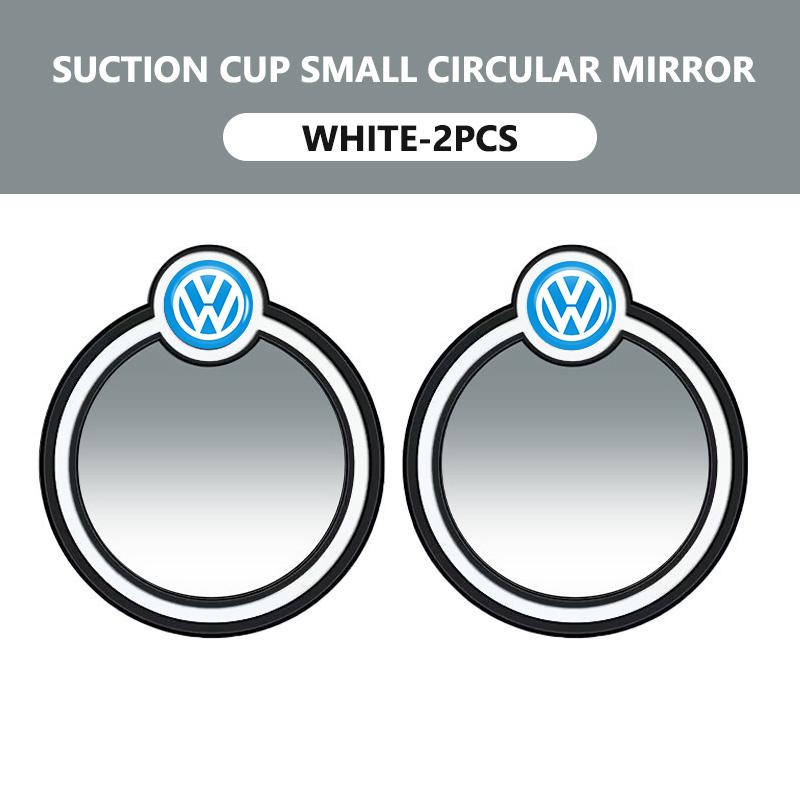 For Volkswagen VW 2Pcs Car Auxiliary Rearview Mirror Wide-angle 360° Adjustable Polo Jetta Sagitar Magotan Passat B5 B6 B7 CC C444