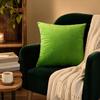 Solid Color Velvet Pillow Cover, Soft Plush Throw Pillow Case, 17.7x17.7 Inch Smooth Velvet Cushion Cover for Sofa, Bed, Office, Cozy Home Decor