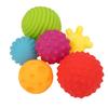 6-Piece Baby Ball Toy, Soft and Colorful, for Eye Training and Finger Stimulation, Early Education, Parent-Child Games, Safe, Non-Toxic, Portable