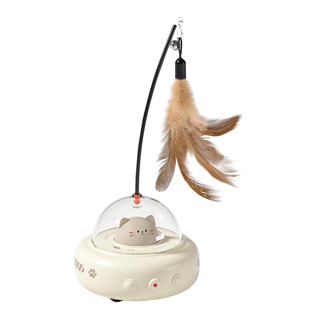 Игрушка для самостоятельного развлечения кошек, автоматическая моторизованная игрушка для кошек с зарядкой через USB и указкой, идеально подходит для активных развлечений и упражнений