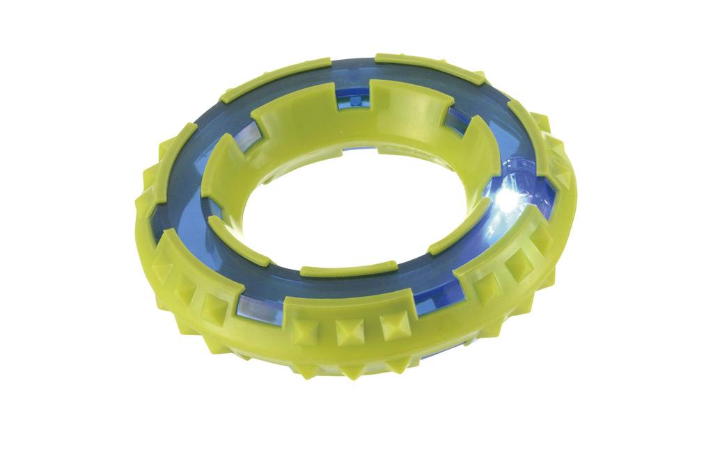 Richell Dog Toy Nerf Dog Light Spike Ring 6i