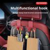 Car Seat Headrest Hook Universal Vehicle Storage Hanger Strong Load-bearing Easy To Install Auto Vehicle Universal Hidden Multifunctional Hook