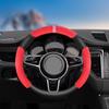Leather Four Season Universal Protector Decoration Cover Auto Interior Decoration Anti-slip Car Steering Wheel Cover