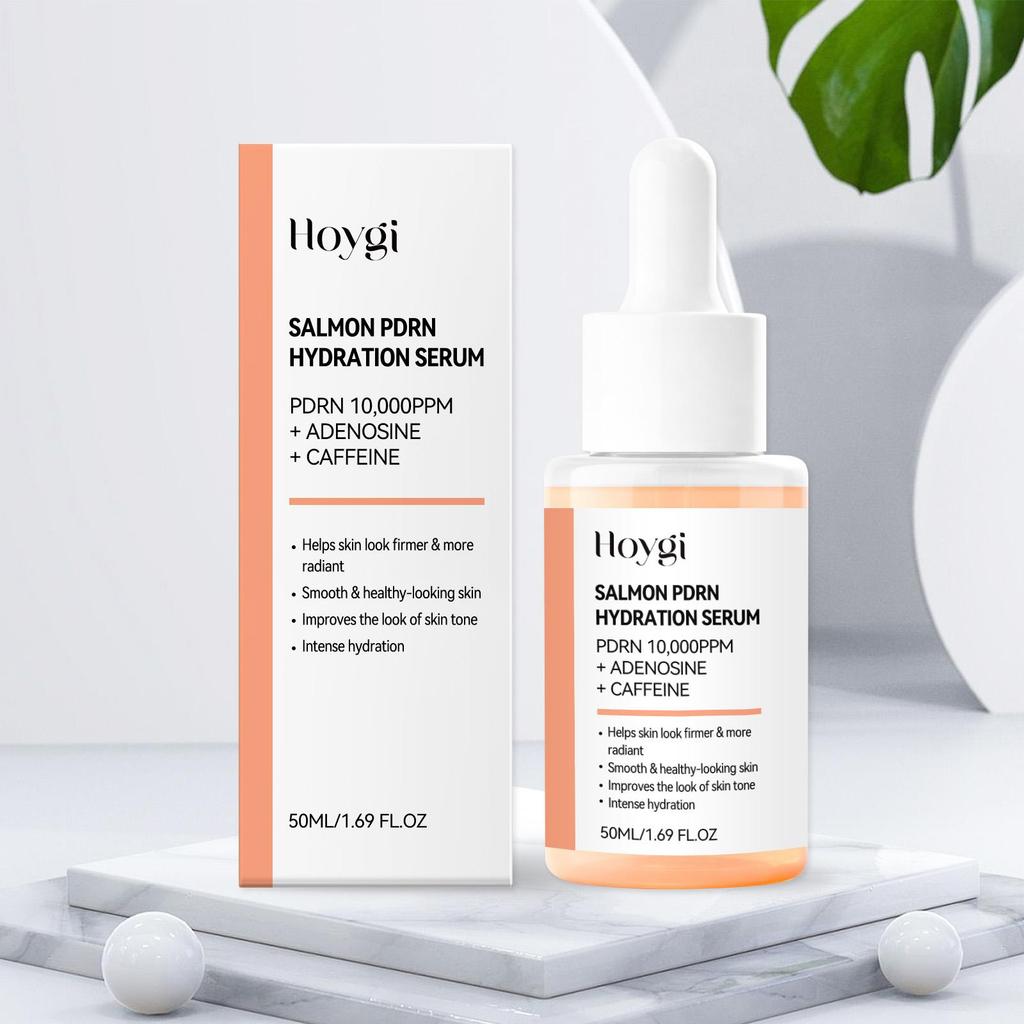 Salmon Facial Essence - Moisturizing & Brightening Face Serum - Hydrating & Soothing Formula for Clean