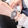 Женские часы Dzg, Субциферблаты со стразами, Глянцевые кварцевые часы, Повседневные и простые часы с характером