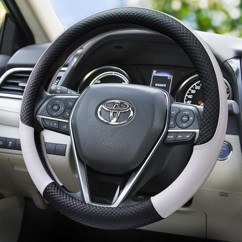 Durable Anti-Slip Car Steering Wheel Cover Microfiber Leather Steering Wheel Cover Universal Fit for Car, Truck, SUV, Van38cm