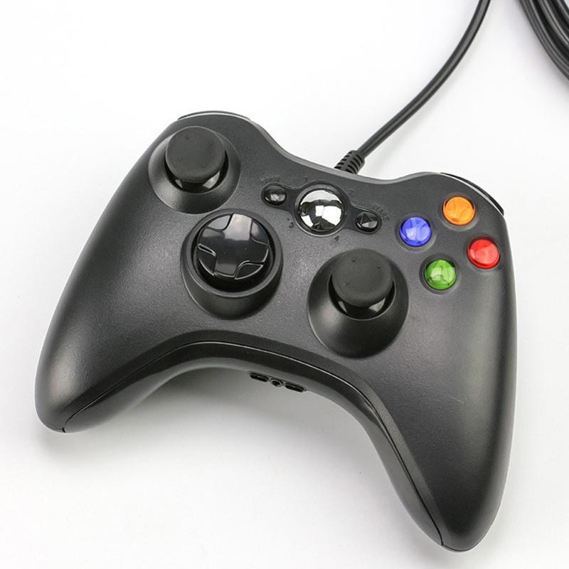 USB Wired Vibration Gamepad Joystick for PC Controller for Windows 7 / 8 / 10 No