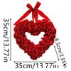 Свадебное украшение 35*35*6,5 см 40*40*6,5 см Венок в форме сердца Уникальные ручные подарки Венок Ручная работа Дизайн