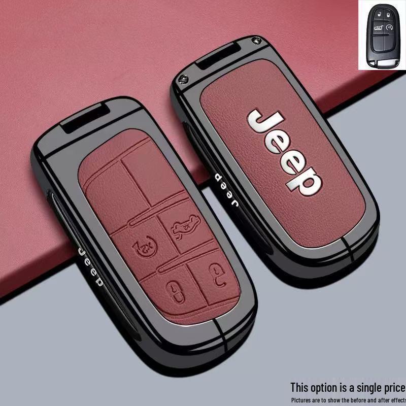 JEEP Key Case for Grand Cherokee, Wrangler, Compass, and Commander