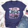 БОЛЬШЕ, ЧТОБЫ НРАВИТСЯ JESUS LESS ME Принт Женская футболка с коротким рукавом и круглым вырезом Свободная женская футболка Женская футболка Топы Одежда Camisetas Mujer