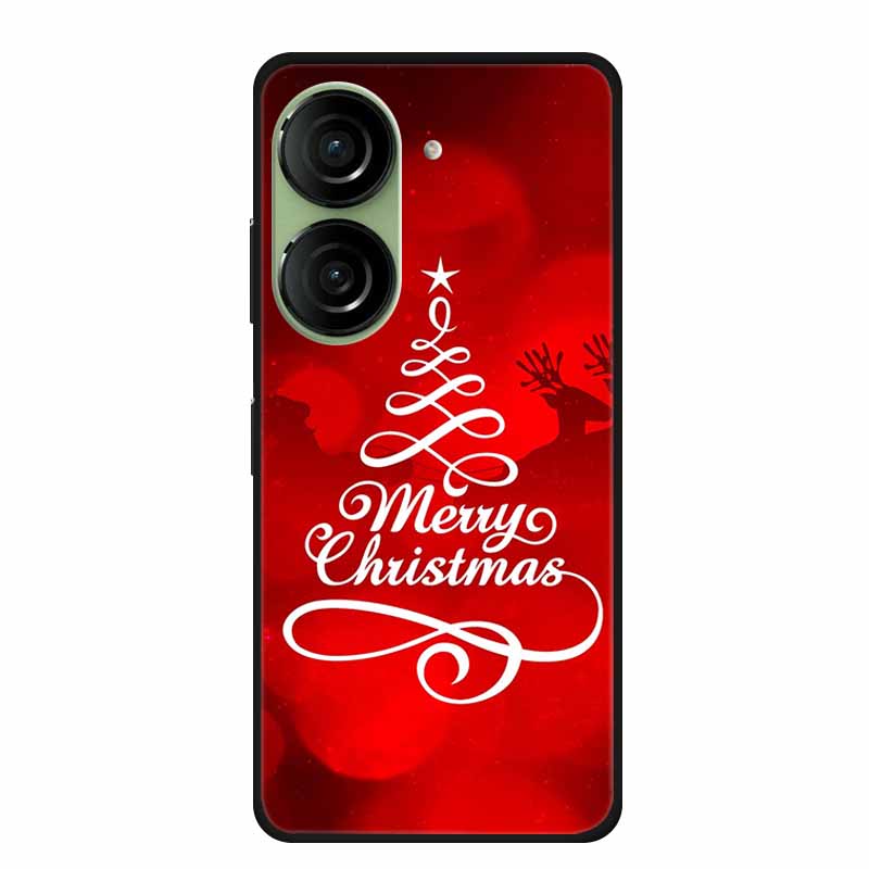 Christmas Phone Case For Asus Zenfone 10 5G AI2302 Cases Soft Silicone For Asus Zenfone 9  AI2202 Shockproof Cover Bumpers Funda